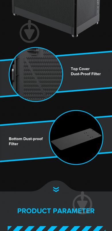 Корпус GameMax без БЖ MeshBox PRO BK - фото 11