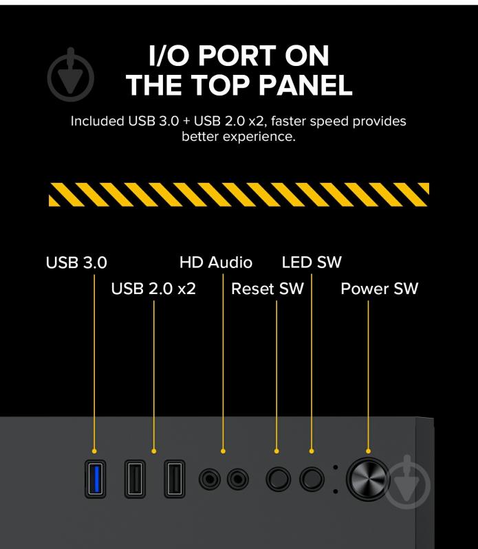 Корпус GameMax без БП Infinity Mini Black - фото 13 Корпус GameMax без БП Infinity Mini Black - фото 13