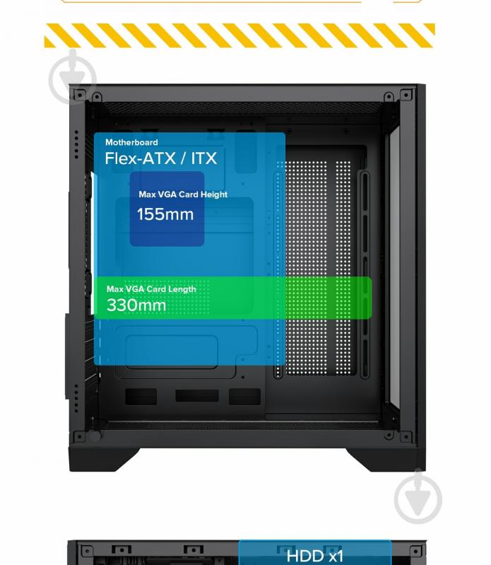 Корпус GameMax без БП Infinity Mini Black - фото 10 Корпус GameMax без БП Infinity Mini Black - фото 10