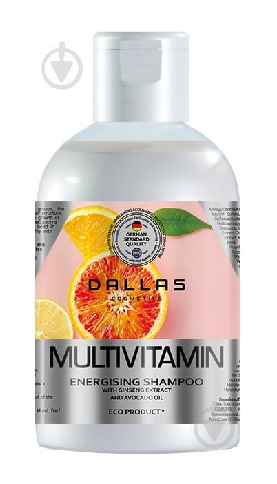ᐉ Шампунь Dallas Multivitamin Energising 1000 мл • Купить в Киеве ...