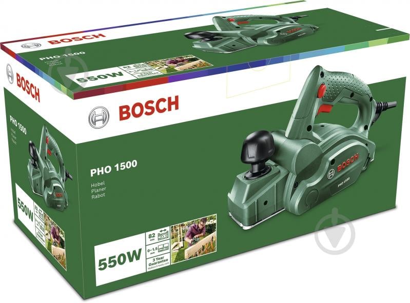 Электрорубанок Bosch PHO 1500 06032A4000 - фото 5