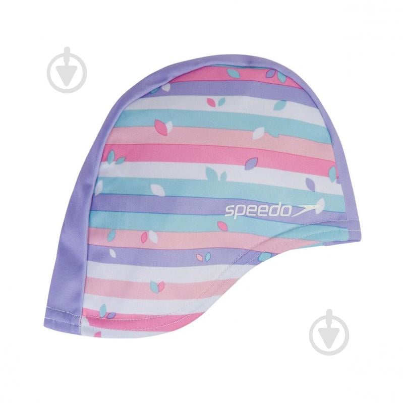 Шапочка для плавання Speedo Printed Polyester Cap 8-12241D681 one size рожевий - фото 1