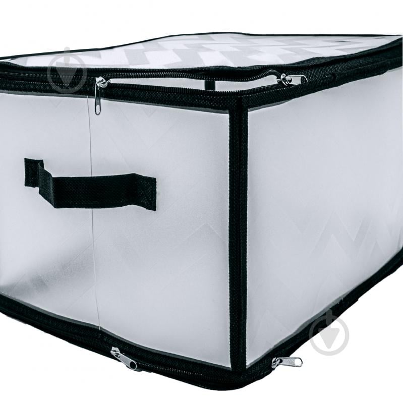 Короб для зберігання Homax біло-чорний 250x300x400 мм - фото 2 Короб для зберігання Homax біло-чорний 250x300x400 мм - фото 2