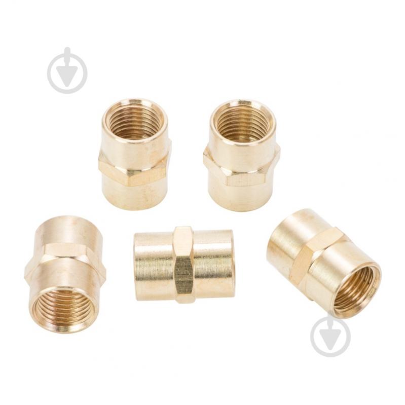 Соединитель Sigma FT ¼ × ¼ (латунь) 7025111 - фото 2