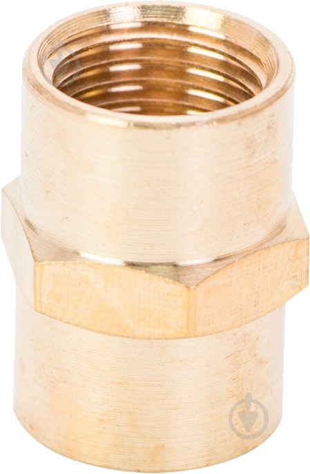 Соединитель Sigma FT ¼ × ¼ (латунь) 7025111 - фото 1