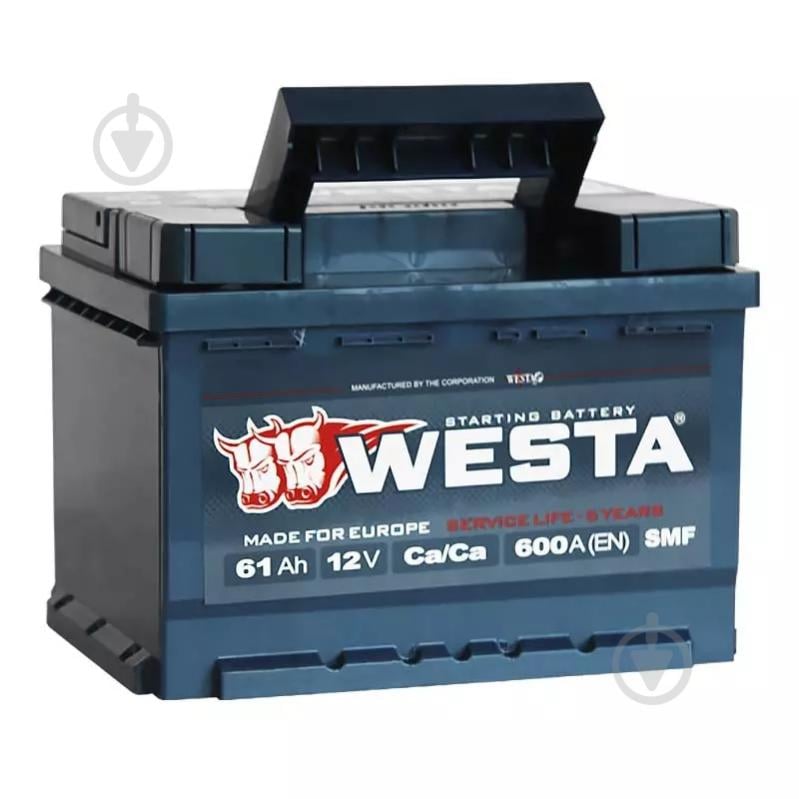 Аккумулятор автомобильный Westa 61Ah 600A 12V «+» справа (WPR610) - фото 2