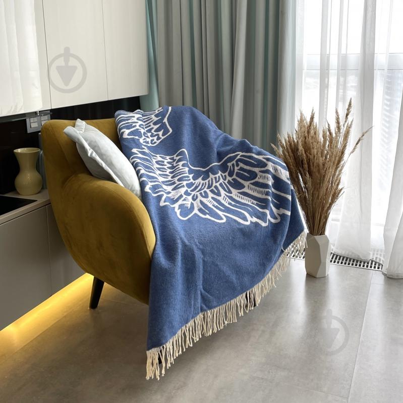 Плед Wings 140x200 см синий SoundSleep - фото 4