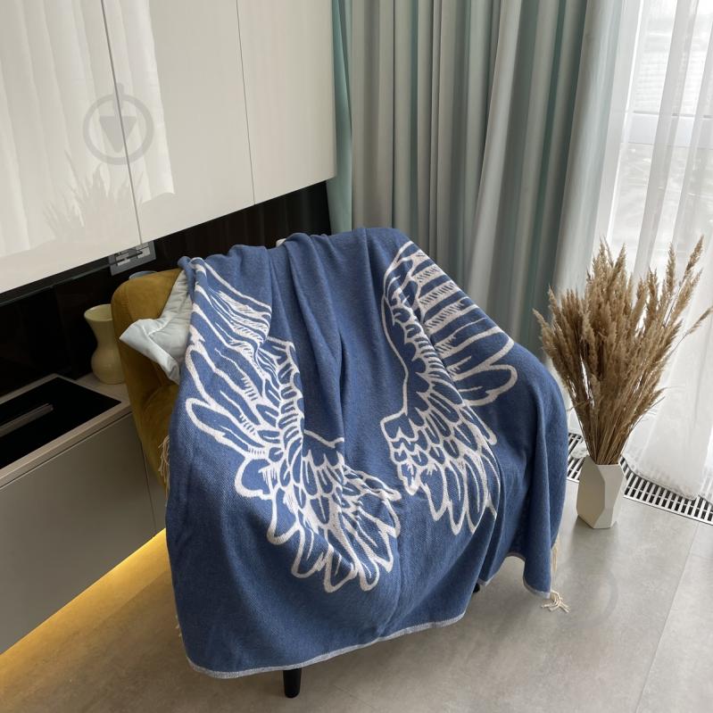 Плед Wings 140x200 см синий SoundSleep - фото 5