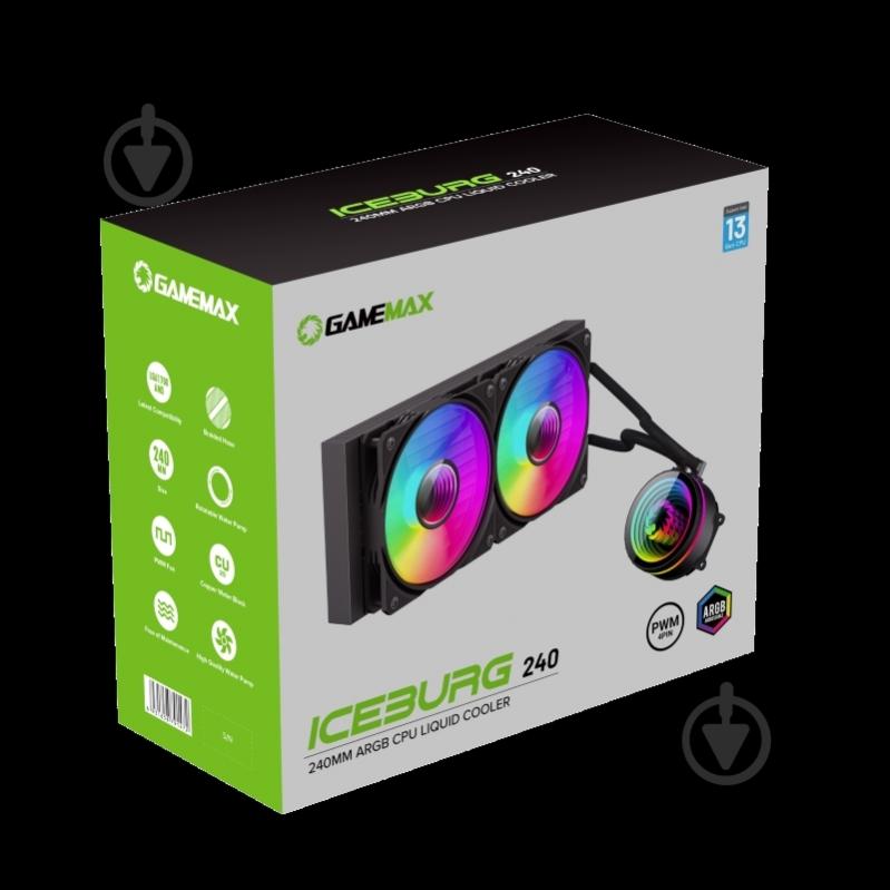 Система водного охлаждения GameMax IceBurg 240 Infinity - фото 14 Система водного охлаждения GameMax IceBurg 240 Infinity - фото 14