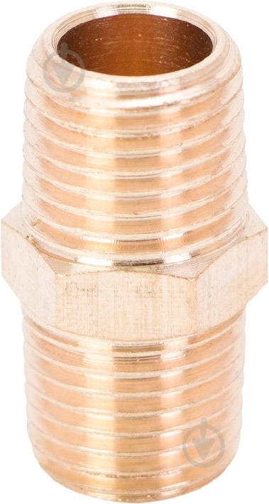 Соединитель Sigma MT ¼ × ¼ (латунь) 7025311 - фото 1