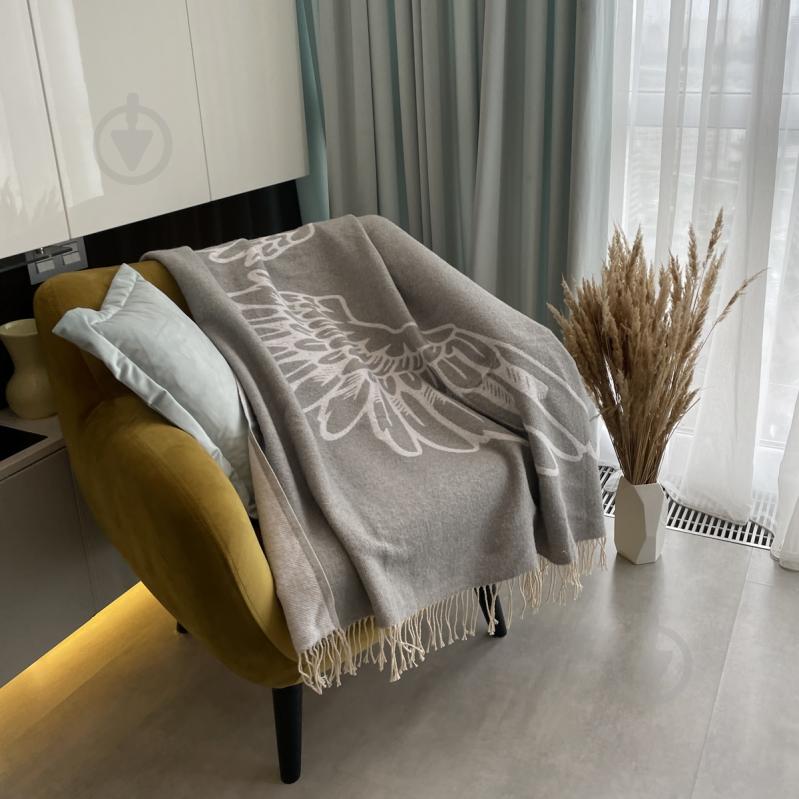 Плед Wings 140x200 см серый SoundSleep - фото 3 Плед Wings 140x200 см серый SoundSleep - фото 3