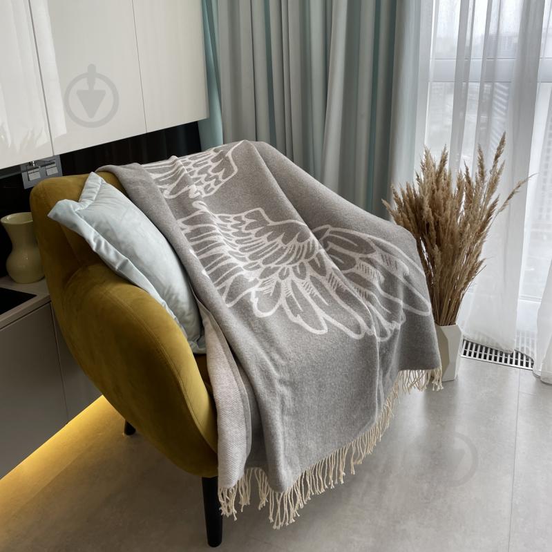 Плед Wings 140x200 см серый SoundSleep - фото 6 Плед Wings 140x200 см серый SoundSleep - фото 6