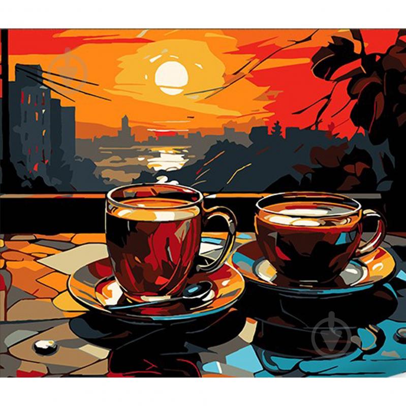 Набір для розпису за номерами Strateg на чорному фоні в асортименті 30х30 см - фото 2 Набір для розпису за номерами Strateg на чорному фоні в асортименті 30х30 см - фото 2