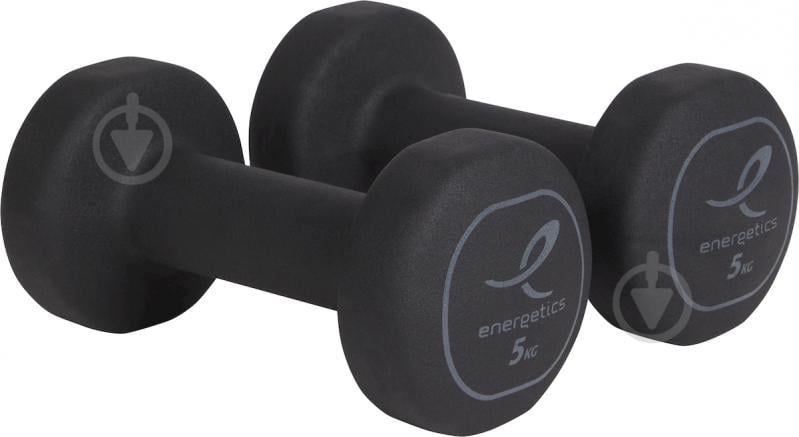 Гантелі Energetics 2 x 5 кг 106225-901050 сірий - фото 1
