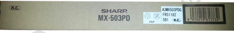 Картридж механической очистки Sharp MX503PD 200k черный - фото 1