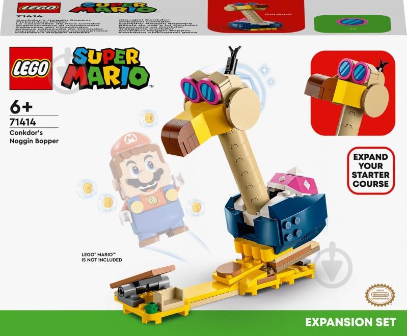 Конструктор LEGO Super Mario Noggin Bopper Conkdor 71414 - фото 1