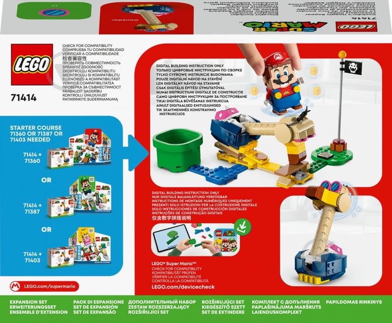 Конструктор LEGO Super Mario Noggin Bopper Conkdor 71414 - фото 2