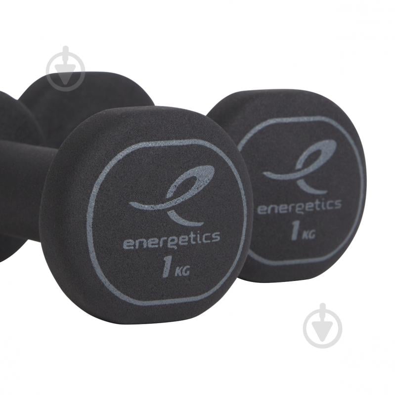 Гантелі Energetics 2 x 1 кг 106225-901050 сірий - фото 2