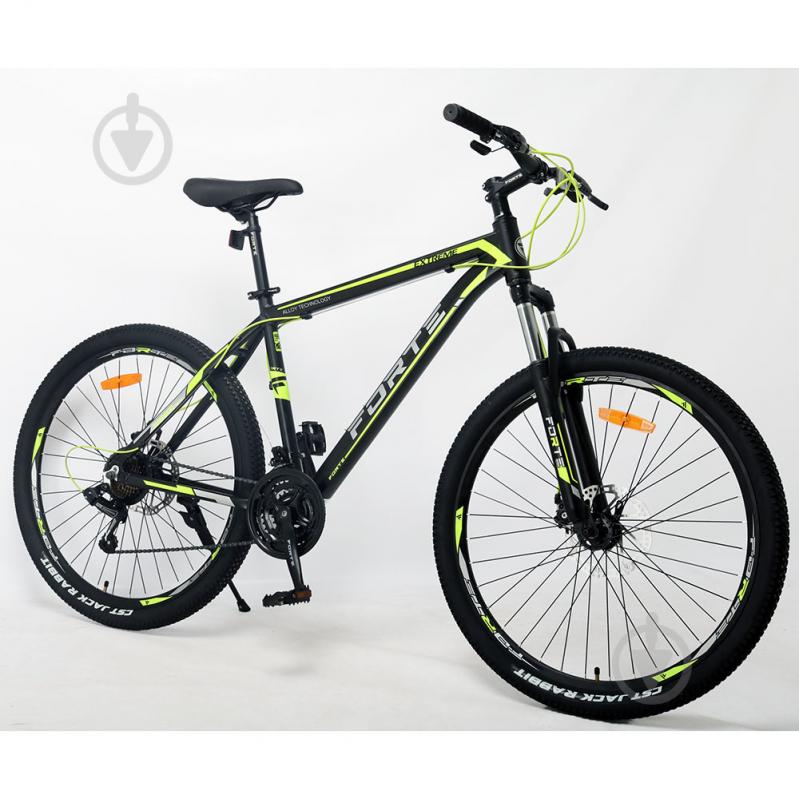 Велосипед Forte 27,5" 17"(43 см) Forte Extreme 117134 чорний із жовтим - фото 2