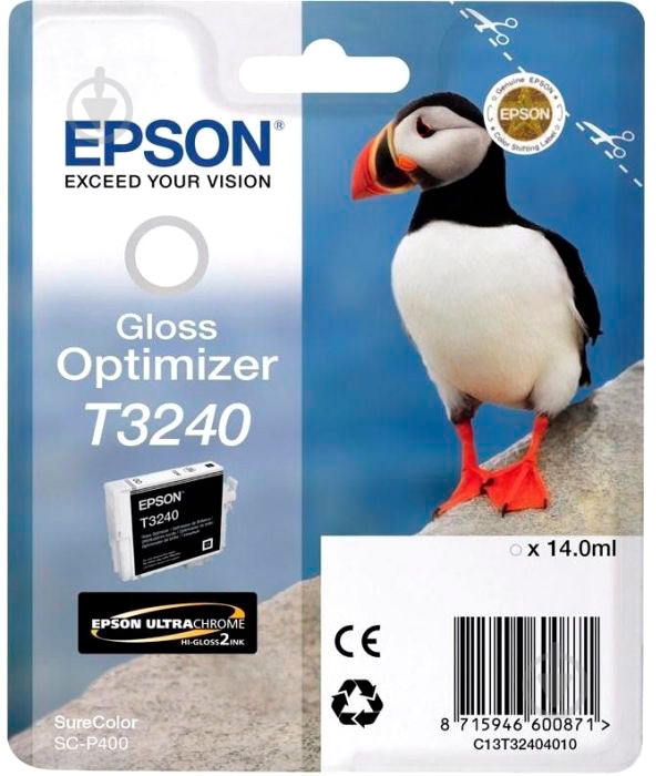 Оптимизатор глянца Epson SC-P400 белый - фото 1 Оптимизатор глянца Epson SC-P400 белый - фото 1