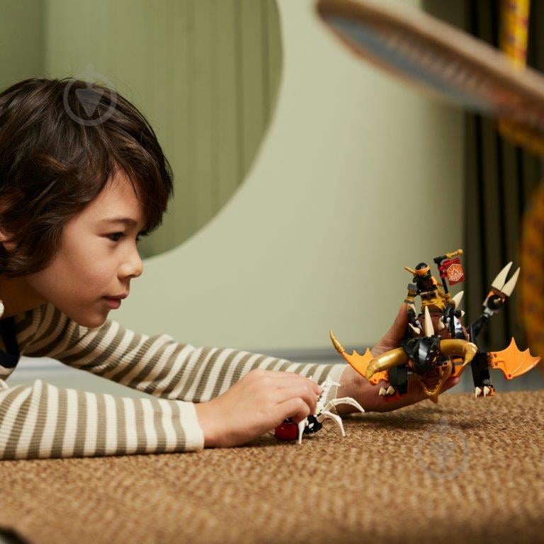 Конструктор LEGO NINJAGO Земляной дракон ЭВО Коула 71782 - фото 4