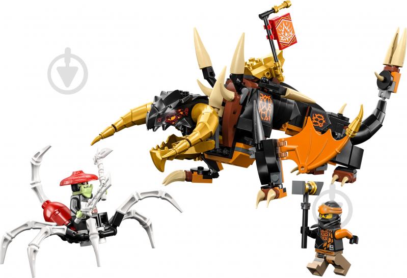 Конструктор LEGO NINJAGO Земляной дракон ЭВО Коула 71782 - фото 3