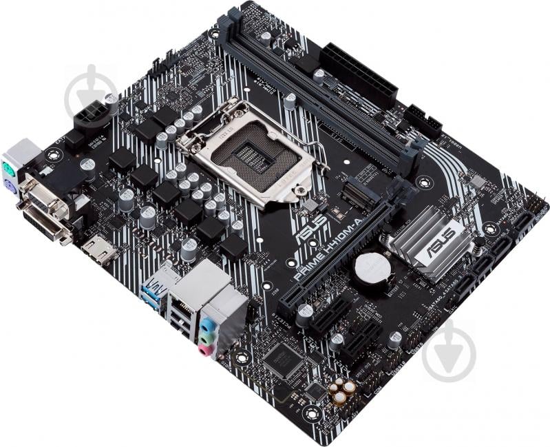 Материнская плата Asus PRIME H410M-A/CSM (Socket 1200, micro ATX) - фото 5