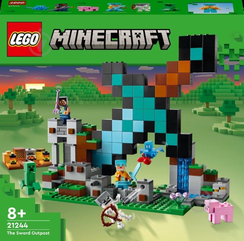 Конструктор LEGO Minecraft Форпост із мечем 21244 - фото 1