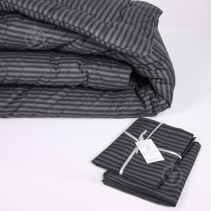 Одеяло хлопковое №155 Сolor Fun Line 17-0611 Stripe Black демисезон 140x205 см MirSon черный - фото 4 Одеяло хлопковое №155 Сolor Fun Line 17-0611 Stripe Black демисезон 140x205 см MirSon черный - фото 4