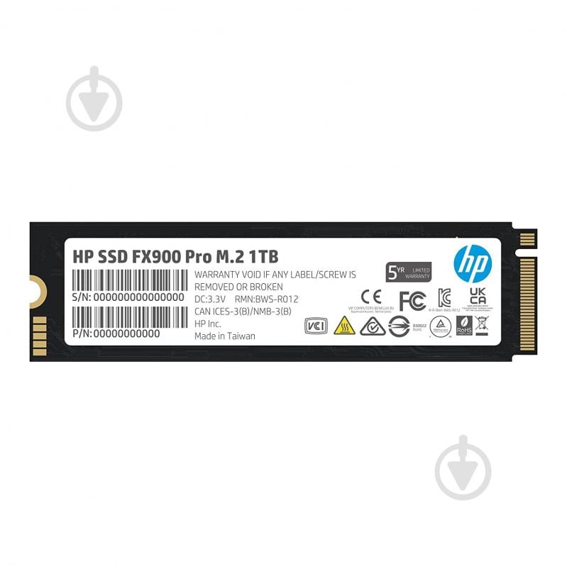 SSD-накопитель HP 1000GB M.2 PCI Express 4.0 x4 TLC (4A3U0AA) - фото 1