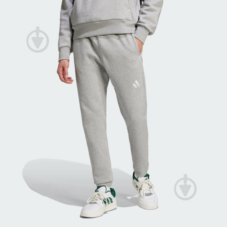 Штани Adidas M A Szn Fl R Pt IY4148 р. M сірий - фото 1 Штани Adidas M A Szn Fl R Pt IY4148 р. M сірий - фото 1