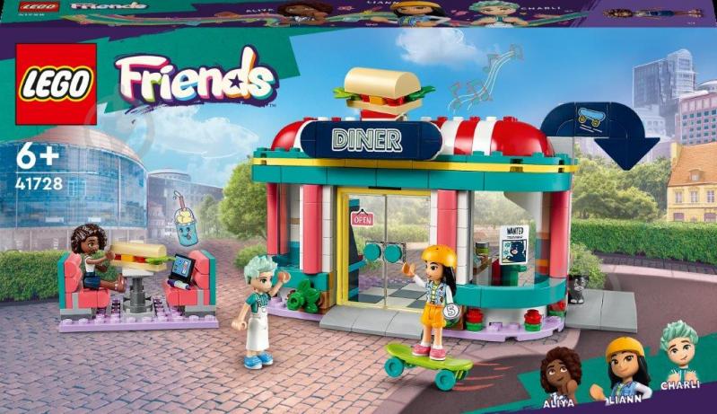 Конструктор LEGO Friends Хартлейк Сіті: ресторанчик в центрі міста 41728 - фото 1