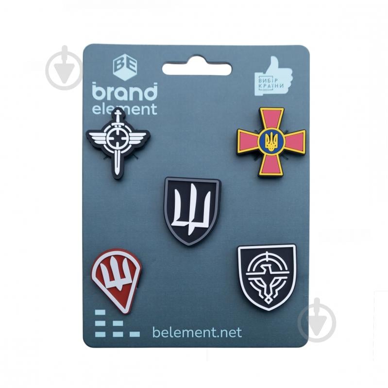 Набор Brand Element Джиббитсов «Значки» для кроксов - фото 1