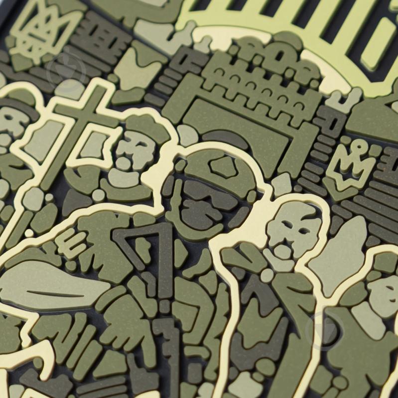 Шеврон-патч Brand Element ПВХ "Киев город" масло - фото 3