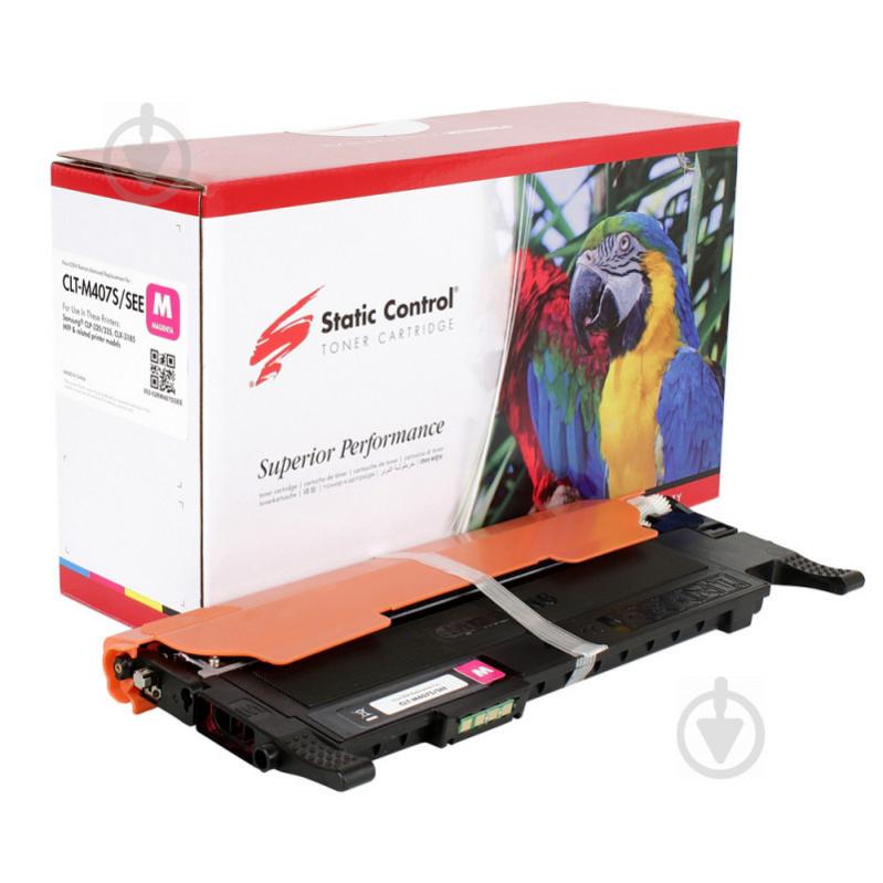 Картридж лазерный Static Control Parrot совместимый для SAMSUNG CLT-M407S magenta - фото 1