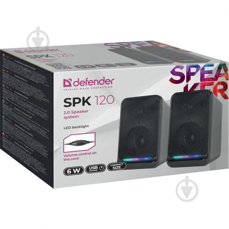 Акустична система Defender SPK 120 2.0 black - фото 7