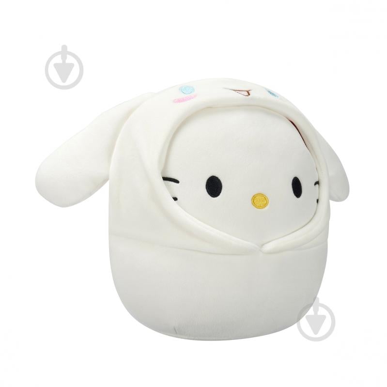 М'яка іграшка SQUISHMALLOWS Хелоу Кітті в образі Сіннаморолл 20 см різнокольоровий SQSN00389 - фото 5