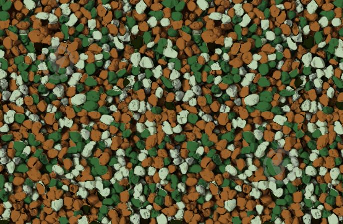 Мозаичная штукатурка Siltek Decor Silicon Mosaic 4540 25 кг - фото 1