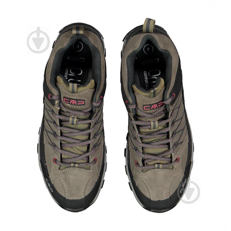 Кроссовки мужские CMP RIGEL LOW TREKKING SHOES WP 3Q13247-02PD р.43 бежево-черные - фото 6