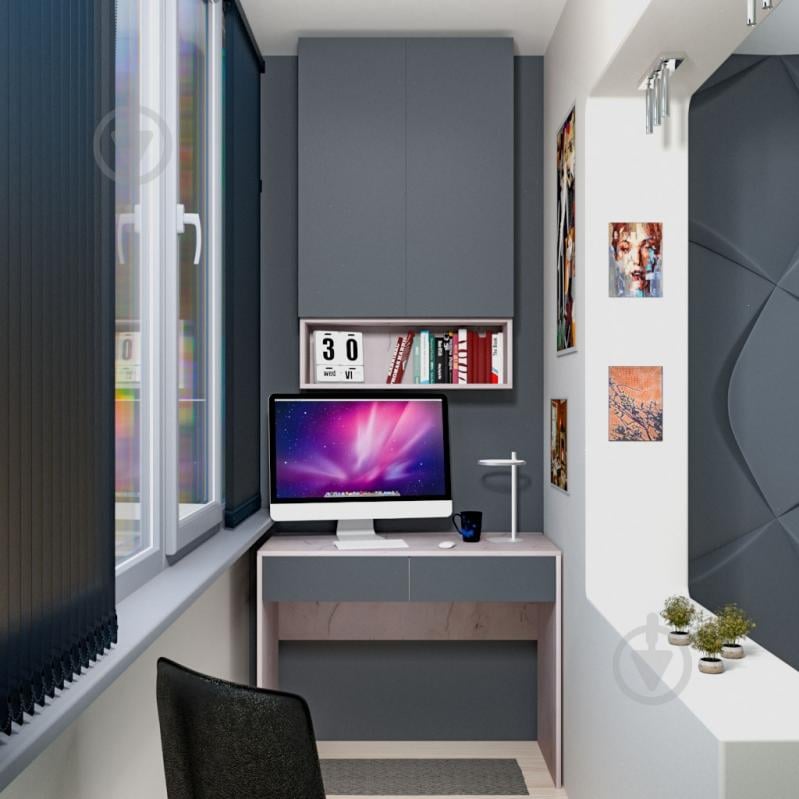 Пенал DC Венето 950х250х290 мм дуб крафт білий / - фото 9 Пенал DC Венето 950х250х290 мм дуб крафт білий / - фото 9