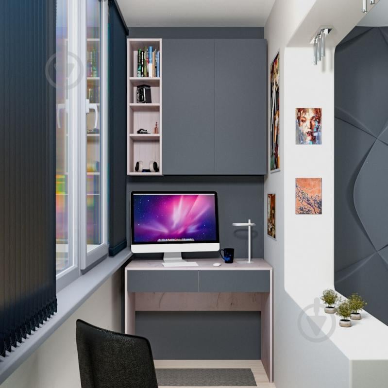 Пенал DC Венето 950х250х290 мм дуб крафт білий / - фото 7 Пенал DC Венето 950х250х290 мм дуб крафт білий / - фото 7