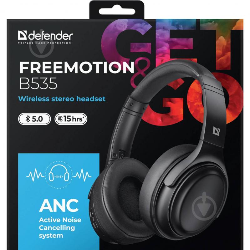 Bluetooth-гарнітура Defender FreeMotion B535 black (63535) - фото 7