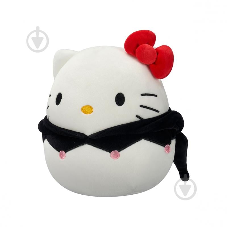 М'яка іграшка SQUISHMALLOWS Хелоу Кітті в образі Куромі 20 см різнокольоровий SQSN00388 - фото 6