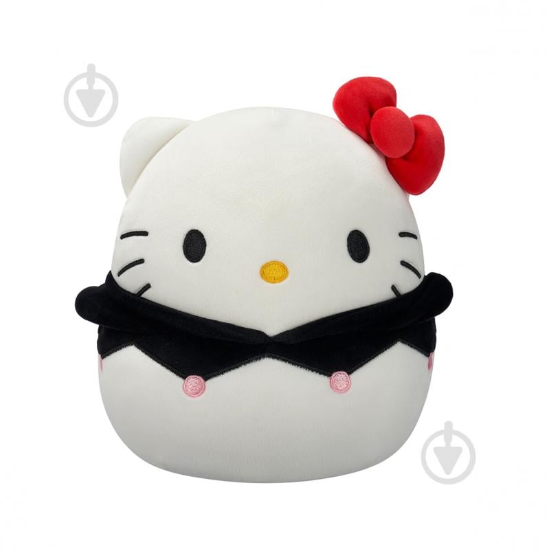 М'яка іграшка SQUISHMALLOWS Хелоу Кітті в образі Куромі 20 см різнокольоровий SQSN00388 - фото 1