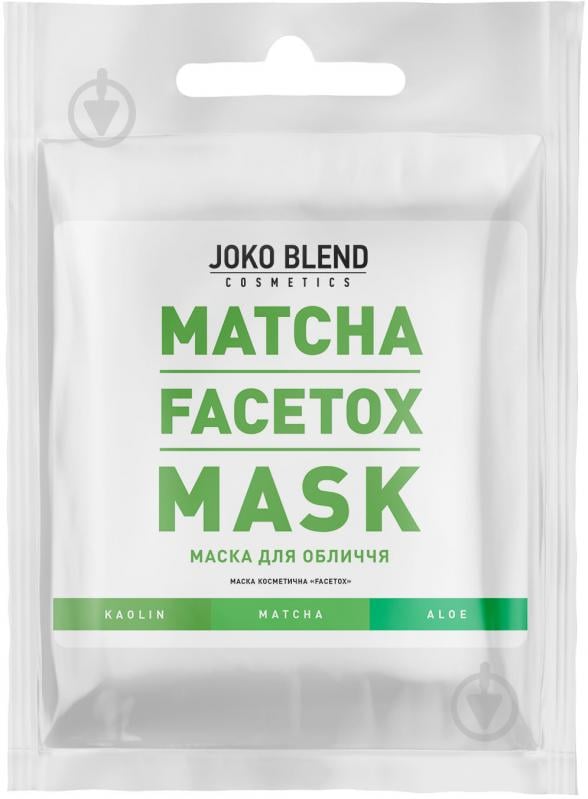 Маска для обличчя Joko Blend Cosmetics Matcha Facetox Mask 20 г - фото 1
