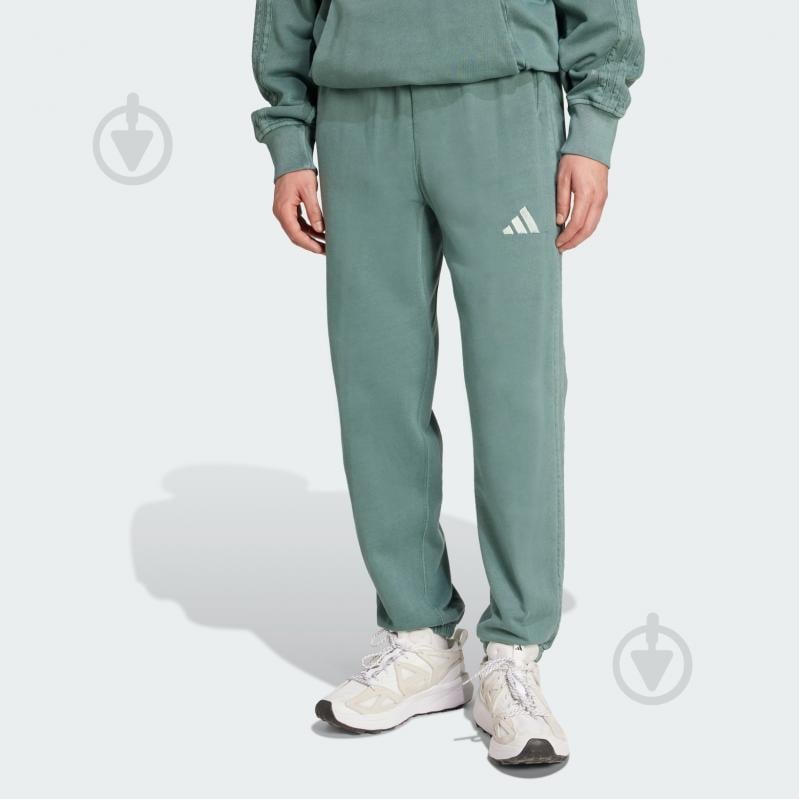 Штани Adidas M A SZN W FT PT JN0618 р. S зелений - фото 1