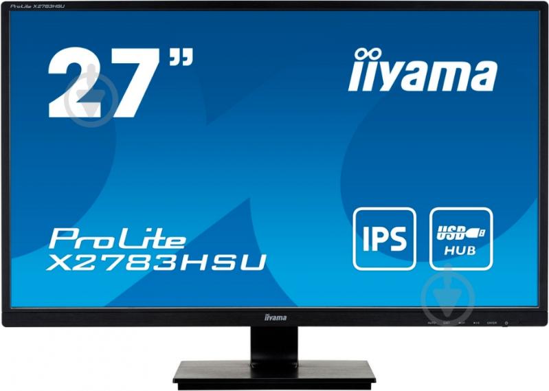 Монитор Iiyama ProLite 27" (X2783HSU-B6) - фото 1 Монитор Iiyama ProLite 27" (X2783HSU-B6) - фото 1