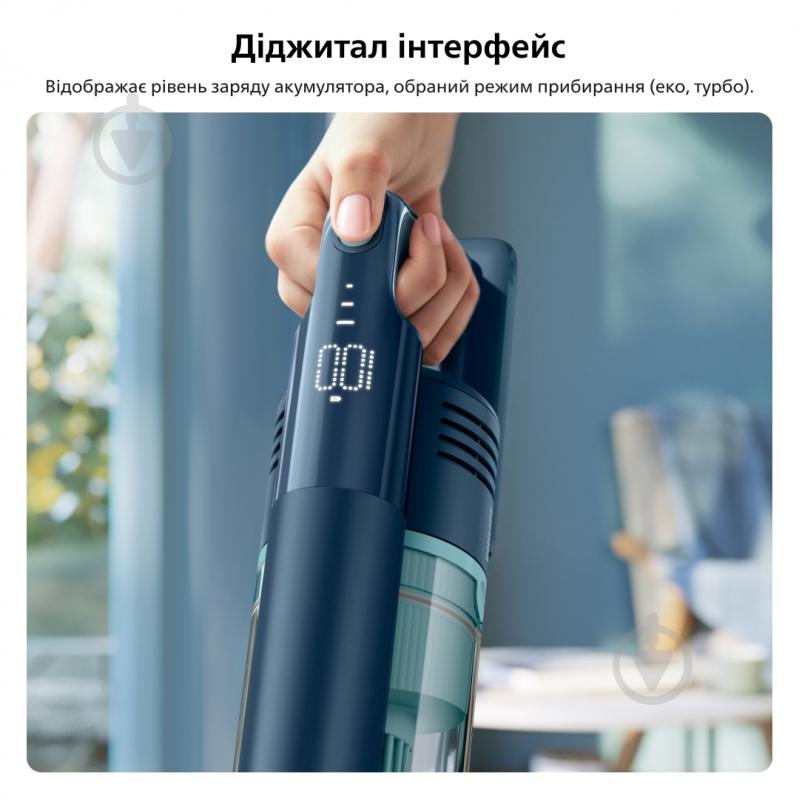 Пилосос акумуляторний Philips 5000 series Flex XC5244/10 blue - фото 12