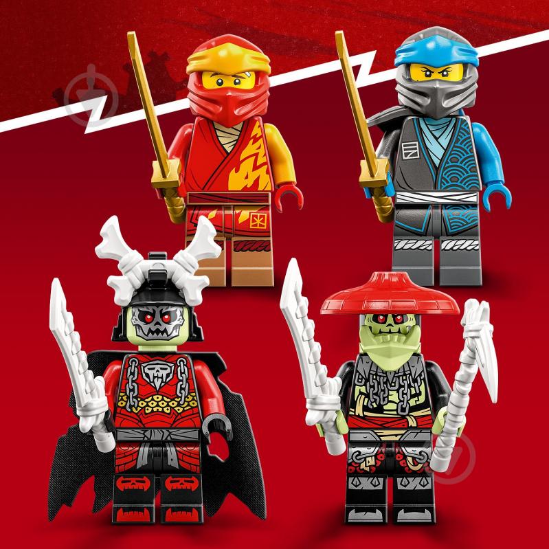 Конструктор LEGO NINJAGO Робоцикл ЭВО Кая 71783 - фото 9