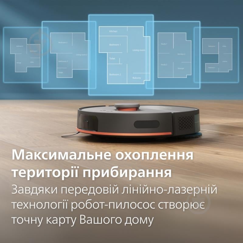 Робот-пылесос Philips 5000 Series XU5100/10 grey - фото 4